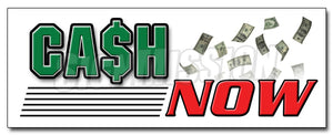 Cash Now Decal