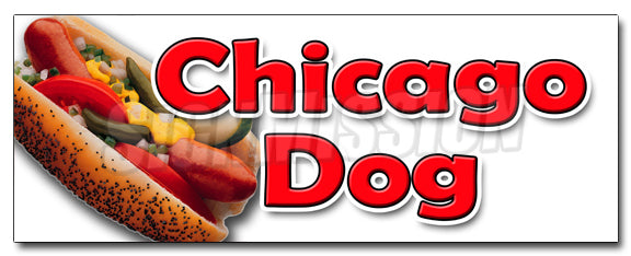 Chicago Dog Decal