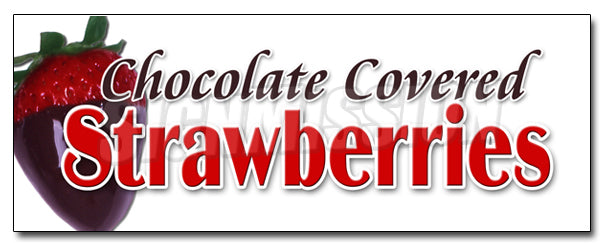 Chocolate Covered Strawberries Decal