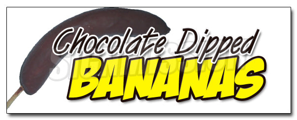 Chocolate Bananas Decal
