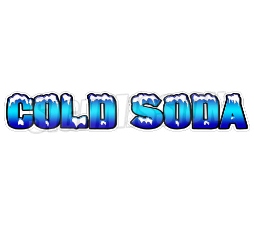 Cold Soda Decal