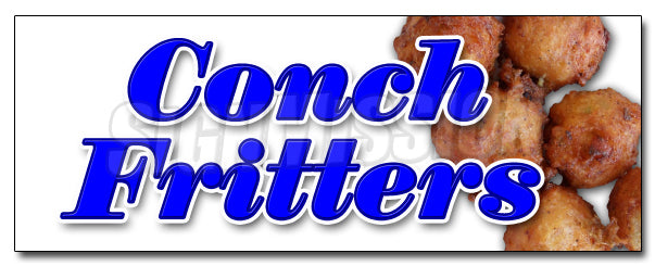 Conch Fritters Decal