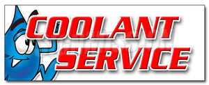 Coolant Service Decal