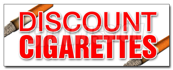 Discount Cigarettes Decal
