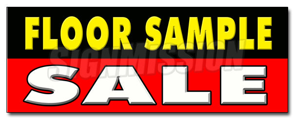Floor Sample Sale Decal