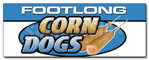 Footlong Corn Dogs Decal
