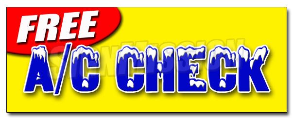 Free Ac Check Decal