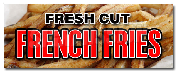 Fresh Cut French Fries Decal