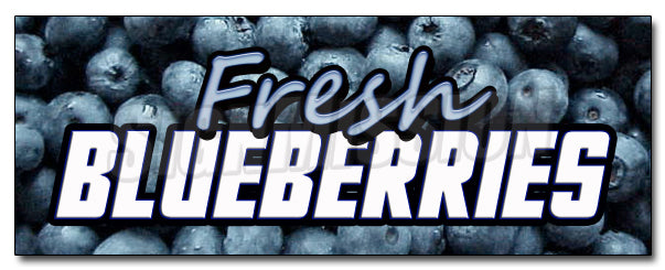 Fresh Blueberries Decal