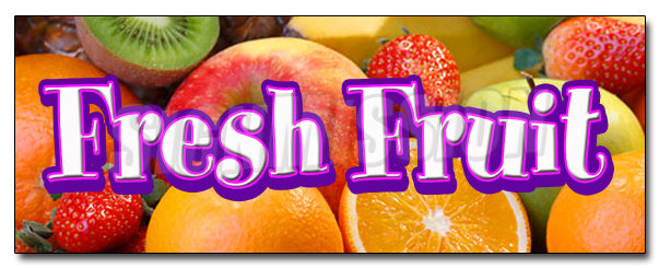 Fresh Fruit Decal