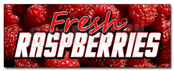 Fresh Raspberries Decal
