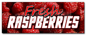 Fresh Raspberries Decal