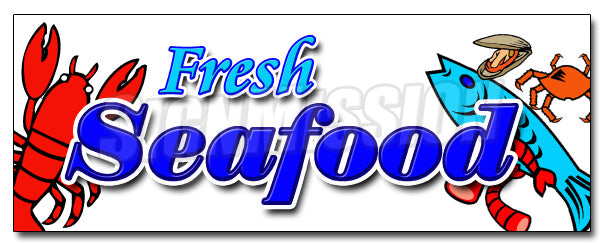 Fresh Sea Food Decal