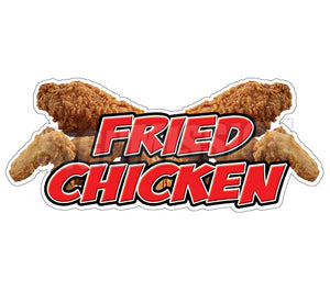 Fried Chicken Die Cut Decal