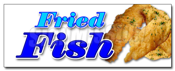 Fried Fish Decal