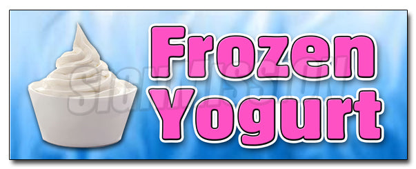 Frozen Yogurt Decal
