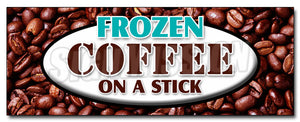 Frozen Coffee On A Stick Decal