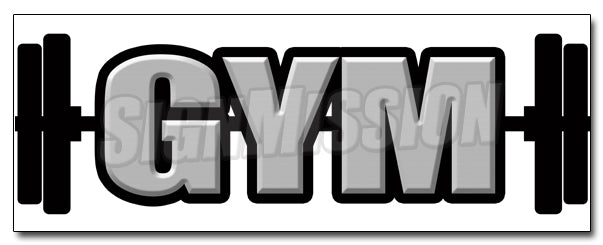 Gym Decal