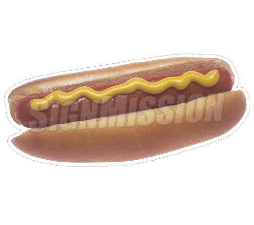 Hotdog Die Cut Decal
