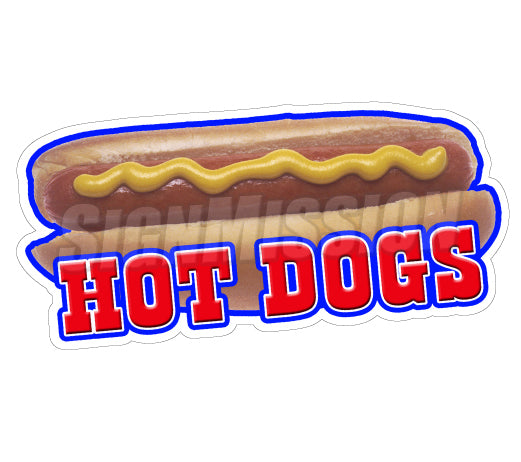 Hotdogs2 Die Cut Decal