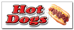 Hot Dogs Decal