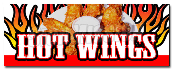Hot Wings 1 Decal