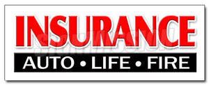 Insurance Auto Life Fire Decal