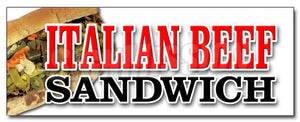 Italian Beef Sandwich Decal