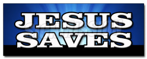 Jesus Saves Decal