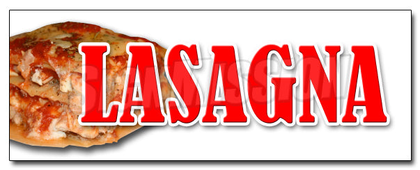Lasagna Decal
