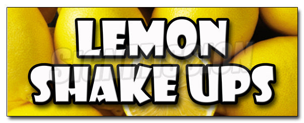 Lemon Shake Ups Decal