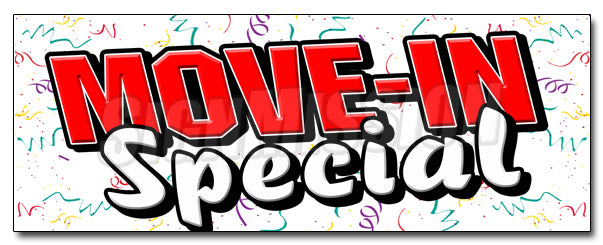 Move-In-Special Decal