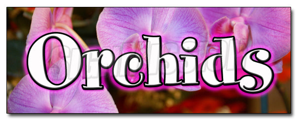 Orchids Decal