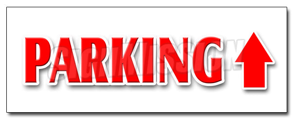 Parking Up Arrow Decal