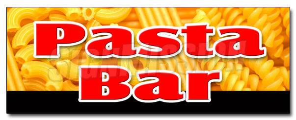 Pasta Bar Decal