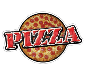 Pizza Die Cut Decal