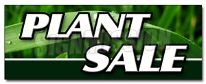 Plant Sale Decal