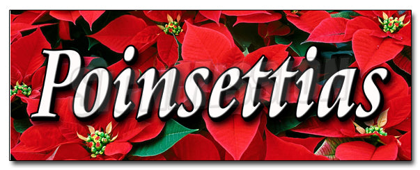 Poinsettias Decal