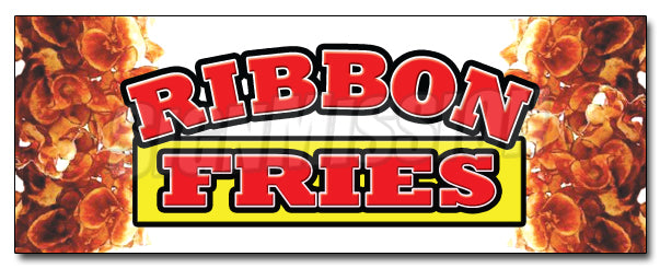 Ribbon Fries Decal
