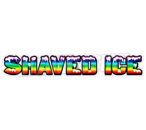 Shaved Ice Decal