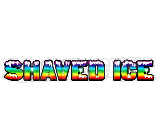 Shaved Ice Decal