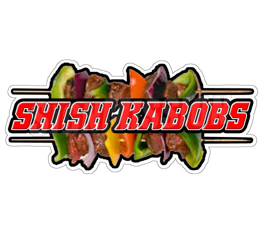 Shish Kabobs Die Cut Decal