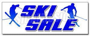 Ski Sale Decal