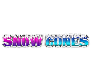 Snow Cones Decal