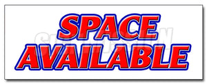 Space Available Decal