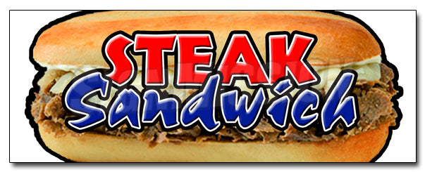 Steak Sandwich Decal