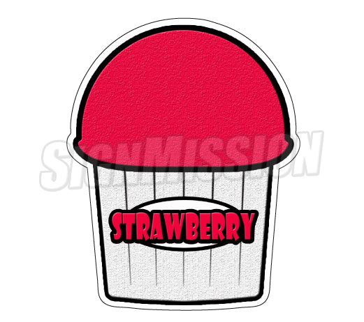 Strawberry Flavor Decal