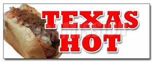 Texas Hot Decal