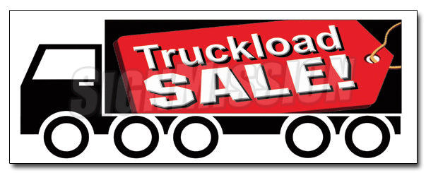 Truckload Sale Decal