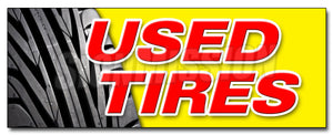 Used Tires Decal